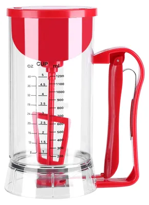 Teigmixer-Dosierer, kabellos, 1200 ml, ABS, batteriebetrieben