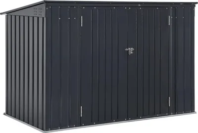 Obrázek produktu pro Kryt na popelnice 25472, s velkými dveřmi, 1,9 m2, 200 x 105 x 128 cm