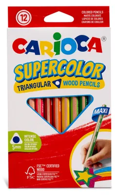 Zdjęcie produktu dla Carioca Supercolor, Wielobarwny, 12 szt.