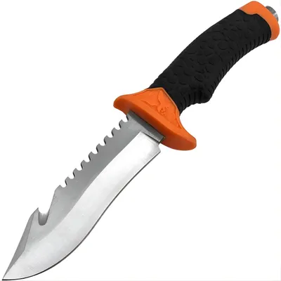 Obrázok produktu pre Outdoorový nôž P009 - Čierna/Oranžová KP39409