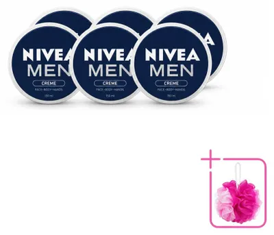 Obrázok produktu pre 6 x NIVEA MEN Krém – telové mlieko – 150 ml – balenie s 6 kusmi