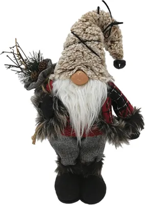 Immagine prodotto di Rebecca Mobili Babbo Natale H 33 cm in poliestere e plastica