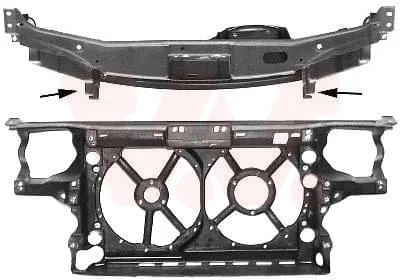 Produktbild von VAN WEZEL 5880665 Schlossträger Frontmaske für VW GOLF III (1H1) Vorne Frontverkleidung