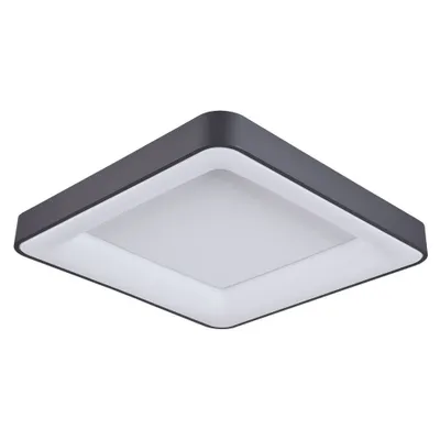 Zdjęcie produktu dla Plafon LED kwadratowy Giacinto czarny 50W biała neutralna 2750lm metal wym:9x60x60cm IP20 Italux