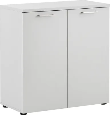 Produktbild von Aktenschrank Büro META-80 in Licht grau, B/H/T: ca. 80,2/84,2/41 cm