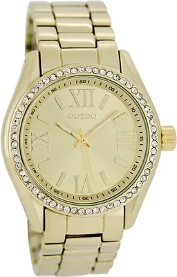 Produktbild von Oozoo Armbanduhr gold Metall Vintage Series Damen-Herren Analog-Quarzuhr UOC5727A