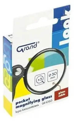 Zdjęcie produktu dla Lupa szklana 50mm kieszonkowa GRAND