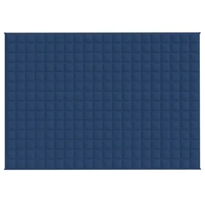 Zdjęcie produktu dla vidaXL Koc obciążeniowy niebieski 140x200 cm 6 kg tkaniny - Koce