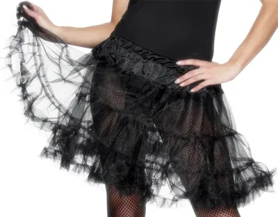 Produktbild von Petticoat in Schwarz für Erwachsene - Rock'n Roll - 70er Jahre Petti Coat