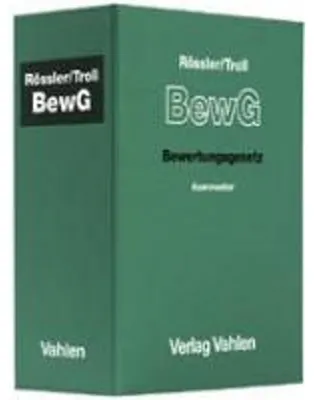Produktbild von Bewertungsgesetz ( BewG) (ohne Fortsetzungsnotierung). Inkl. 40. Ergänzungslieferung