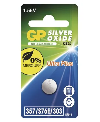 Immagine prodotto di GP Batterie Ossido d'argento Cella 357 Batteria monouso SR44 Ossido d'argento (S)