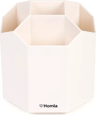 Obrázok produktu pre HOMLA ROLLY organizér na stôl biely 13x13cm