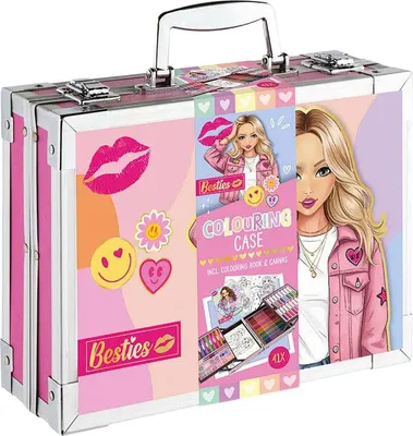 Zdjęcie produktu dla Besties Metalowa walizka na farby wraz z płótnem