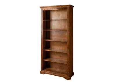 Immagine prodotto di MASSIVMOEBEL24 | scaffale in legno di Acacia 97x35x200 miele dorato laccato OXFORD #0421