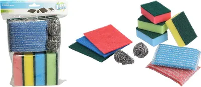 Produktbild von Topfschwamm 11er Pack – starke Reinigungsschwämme für Küche Haushalt Töpfe Pfannen & Geschirr kraftvoll und langlebig