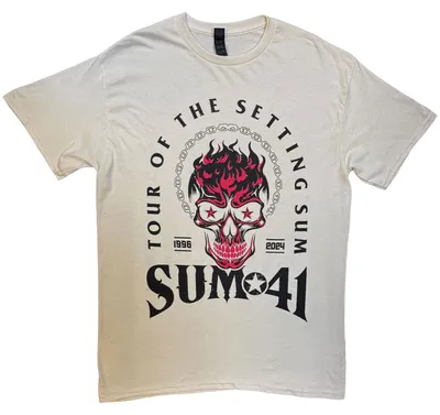 Obrázek produktu pro Sum 41 – Tričko „Tour ´24 Pt. 2“ pro muže/ženy, uni RO15817 (S) (přírodní)