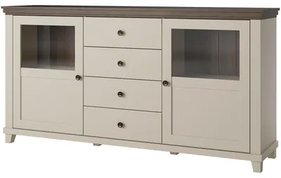 Obrázok produktu pre Komoda TEVORA EV25 svetlobéžová / dub dunin