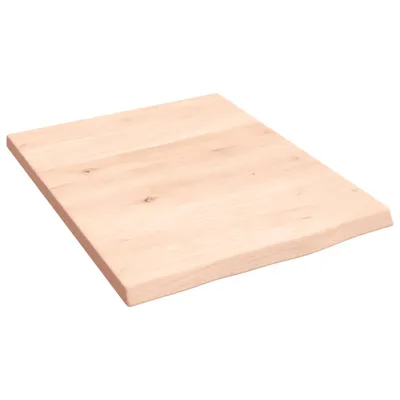 Produktbild von vidaXL Wandregal 40x50x2 cm Massivholz Eiche Unbehandelt