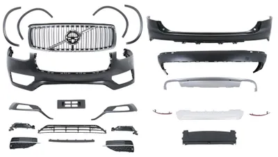 Produktbild von Bodykit für Volvo XC90 SPA 2015–2025 R-Design Stoßstange Kühlergril, Radlaufverbreiterungen.