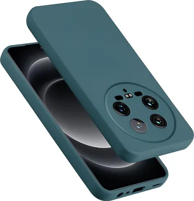 Image de Cadorabo Housse pour Xiaomi 14 Ultra Housse en silicone Housse pour téléphone portable Etui en silicone liquide, résistant aux rayures et aux chocs pour Xiaomi 14 Ultra