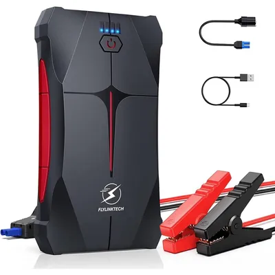 Produktbild von Starthilfe Powerbank 4000A 12V für PKW Benzin/Diesel IP67 Wasserdicht mit LED und USB-C