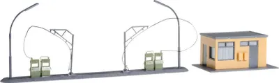 Produktbild von 745864 Herpa Bausatz Tankstelle Kaserne DRK THW Bundeswehr 1:87