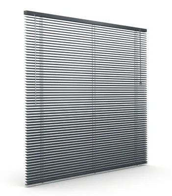 Produktbild von Aluminium Jalousie, 60 x 175 cm, anthrazitgrau matt Sichtschutz & Sonnenschutz, robust, feuchtigkeitsbeständig, einfache Montage Victoria M.