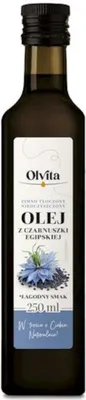 Zdjęcie produktu dla Olej z czarnuszki 250 ml - OLVITA OLVITA