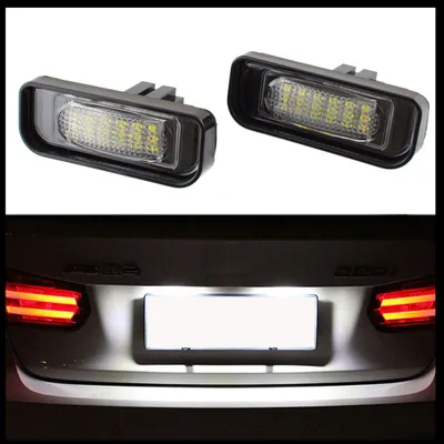 Obrázek produktu pro 2 kusy prémiových LED osvětlení registrační značky pro Mercedes-Benz W220 S-klasse, modely od roku 1998 do roku 2005