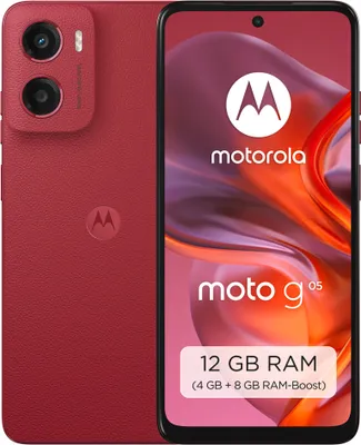 Produktbild von Motorola Moto G05 4G Dual SIM 128GB, 4GB RAM, Plum Red