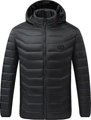 Produktbild von INF Beheizte Jacke mit Doppelsteuerung und 9 Heizzonen - Schwarz XL