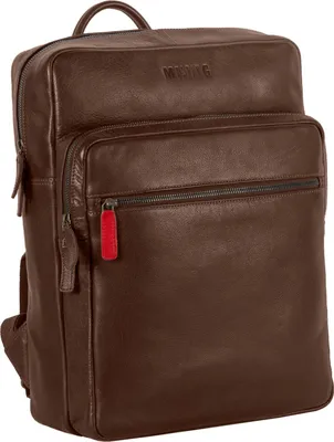 Produktbild von MUSTANG Leder Laptoprucksack Rucksack mit Laptopfach Buxton Backpack Cognac hellbraun