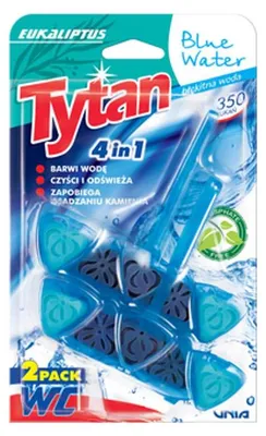 Obrázok produktu pre Tytan Eucalyptus Blue Osviežovač toaliet 2 x 40 g
