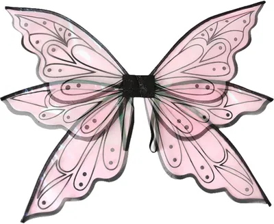 Produktbild von Prinzessin Fairy Butterfly Wings Faltbare leichte Kinder Dress Up Halloween Party Kostüm Engel Flügel-Schwarz Rot