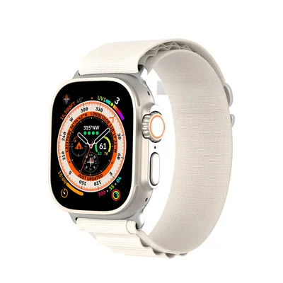 Immagine prodotto di Cinturino per Apple Watch 42/44/45/49 mm in platino - DUX DUCIS GS