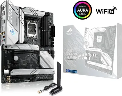 Image de Asus 90Mb1B00-M1Eay0 Rog Strix B660-A Gaming Wifi//Lga1700,B660,Usb3.2,Ddr5,Mb