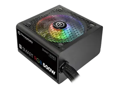 Zdjęcie produktu dla Zasilacz Thermaltake PC SMART RGB 500W 80+; PS-SPR-0500NHSAWE-1