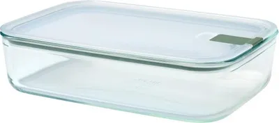 Produktbild von Mepal - Glasbehälter mit deckel EasyClip - Meal prep boxen - Geeignet für Mikrowelle. Dampfgarer. Ofen und Gefrierschrank - Luftdicht und auslaufsicher - Mikrowellengeschirr - 2250 ml - Nordic sage