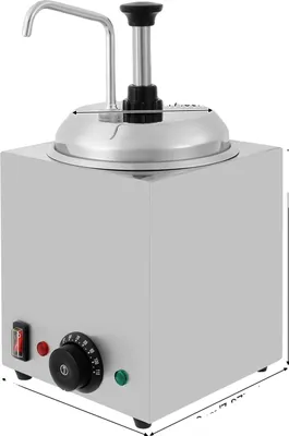 Zdjęcie produktu dla Dozownik sosu, pojemność 2,5 l, moc 800 W, kolor jasnoszary