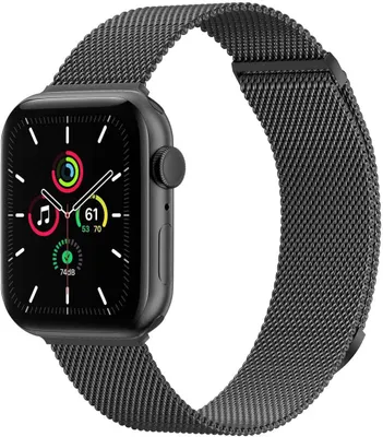 Produktbild von imoshion Magnetisches Milanaise Armband für das Watch Series 1 - 11 / SE / Ultra (44/45/46/49 mm) - Größe S - Schwarz
