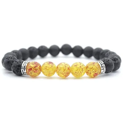 Produktbild von Armband OR-33388 - Schwarz / Gelb für Uni KP33388