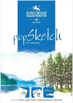 Zdjęcie produktu dla Szkicownik KOH-I-NOOR A4 50 100g Pop