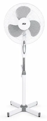 Image de Aga Ventilateur sur pied 43 cm Blanc
