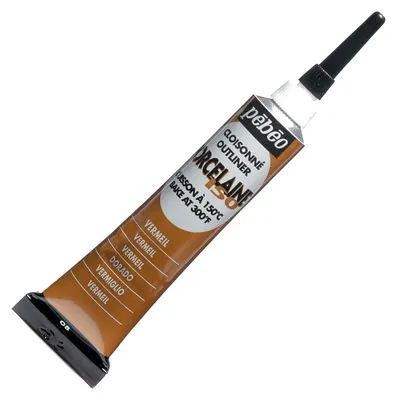 Obrázok produktu pre Pebeo Porcelaine 150 reliéfna kontúra na porcelán 20 ml - Pozlátené zlato