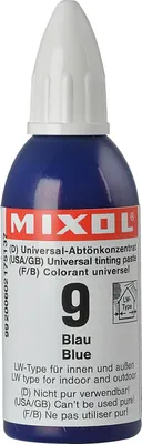 Produktbild von Mixol Universal Abtönkonzentrat (Abtönfarbe) Farbe Nr.9 Abtönpaste Blau 20ml