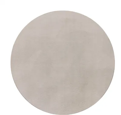 Produktbild von TT Home Wohnzimmer Teppich Hochflor Langflor Kunstfell Weich Modern Unifarben Flauschig Größe 160 cm Rund
