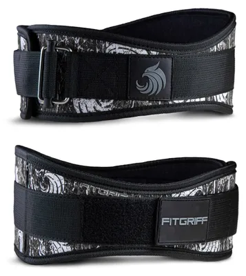 Produktbild von Fitgriff® Gewichthebergürtel V2 - Gewichtheber Gürtel für Damen und Herren - Bodybuilding, Krafttraining, Crossfit Training - Trainingsgürtel, Weightlifting Belt, Gym Workout (Black, XXL)