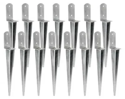 Produktbild von Aqbau Einschlaghülse L-Form 80x750 mm für Holzpfosten (12)