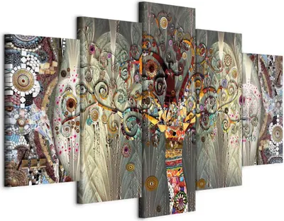 Produktbild von Vlies Leinwandbild - Tree of Life 200x100 cm Abstrakt l-A-0005-b-n