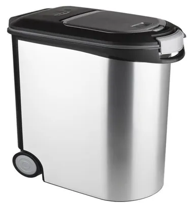 Immagine prodotto di CURVER Dog Food Container 12 kg - 35L - Metal Look